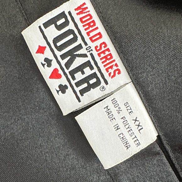 World Series of Poker ♣️ Men’s Bomber Jacket Reversible XXL - Picture 5 of 5